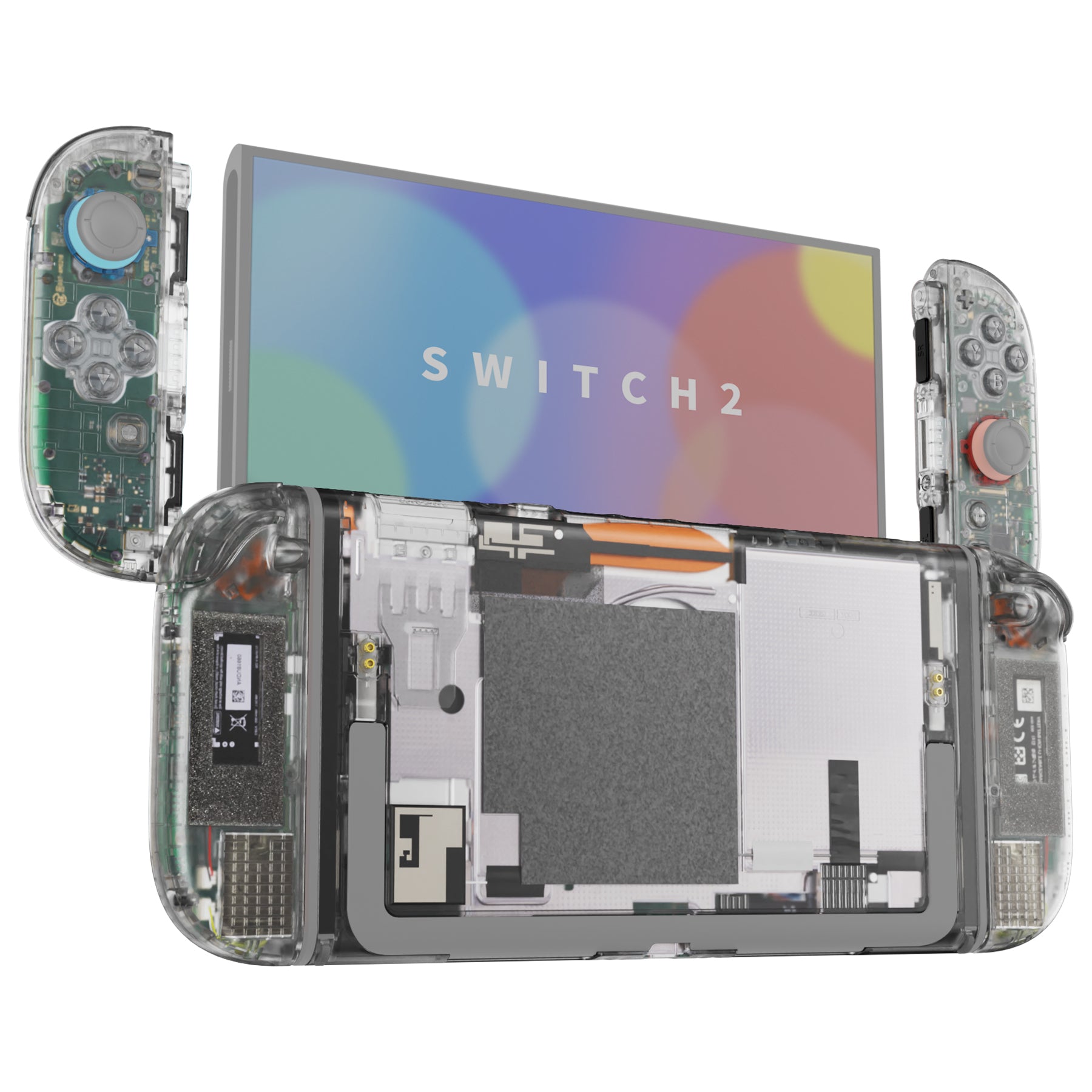 Nintendo Switch 本体 カスタム eXtremeRate DIY Replacement Full Set Shells with Buttons for
