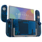 eXtremeRate DIY Replacement Full Set Shells with Buttons for Nintendo Switch 2 - Deluxe Version - Clear Blue