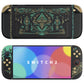 eXtremeRate DIY Replacement Full Set Shells with Buttons for Nintendo Switch 2 - Deluxe Version - Glow in Dark - Totem of Kingdom Black