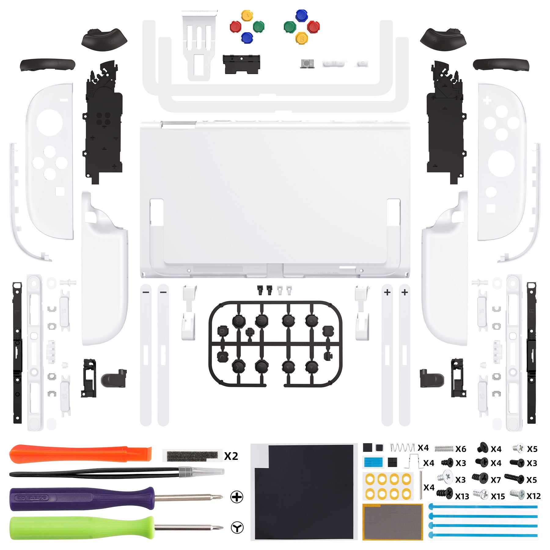 eXtremeRate DIY Replacement Full Set Shells with Buttons for