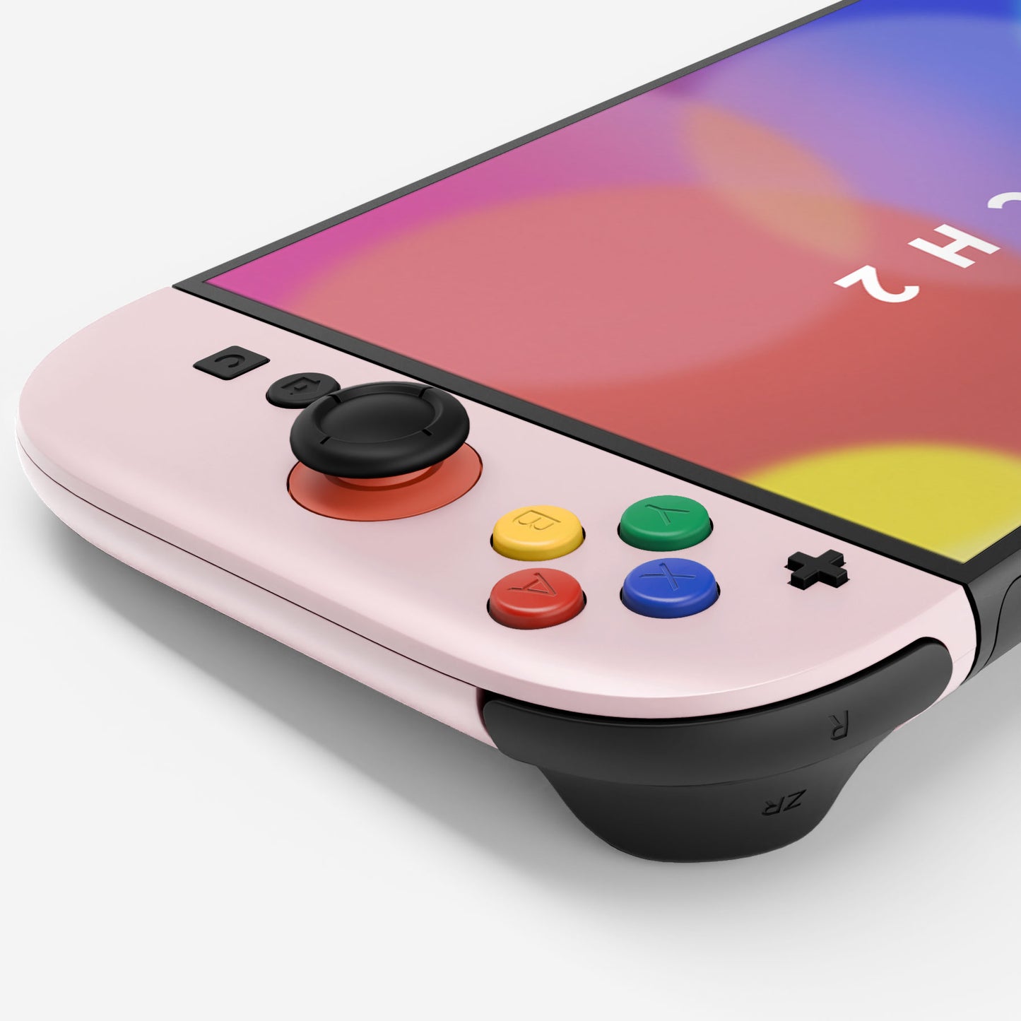 eXtremeRate DIY Replacement Full Set Shells with Buttons for Nintendo Switch 2 - Essence Version - Cherry Blossoms Pink