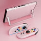 eXtremeRate DIY Replacement Full Set Shells with Buttons for Nintendo Switch 2 - Essence Version - Cherry Blossoms Pink