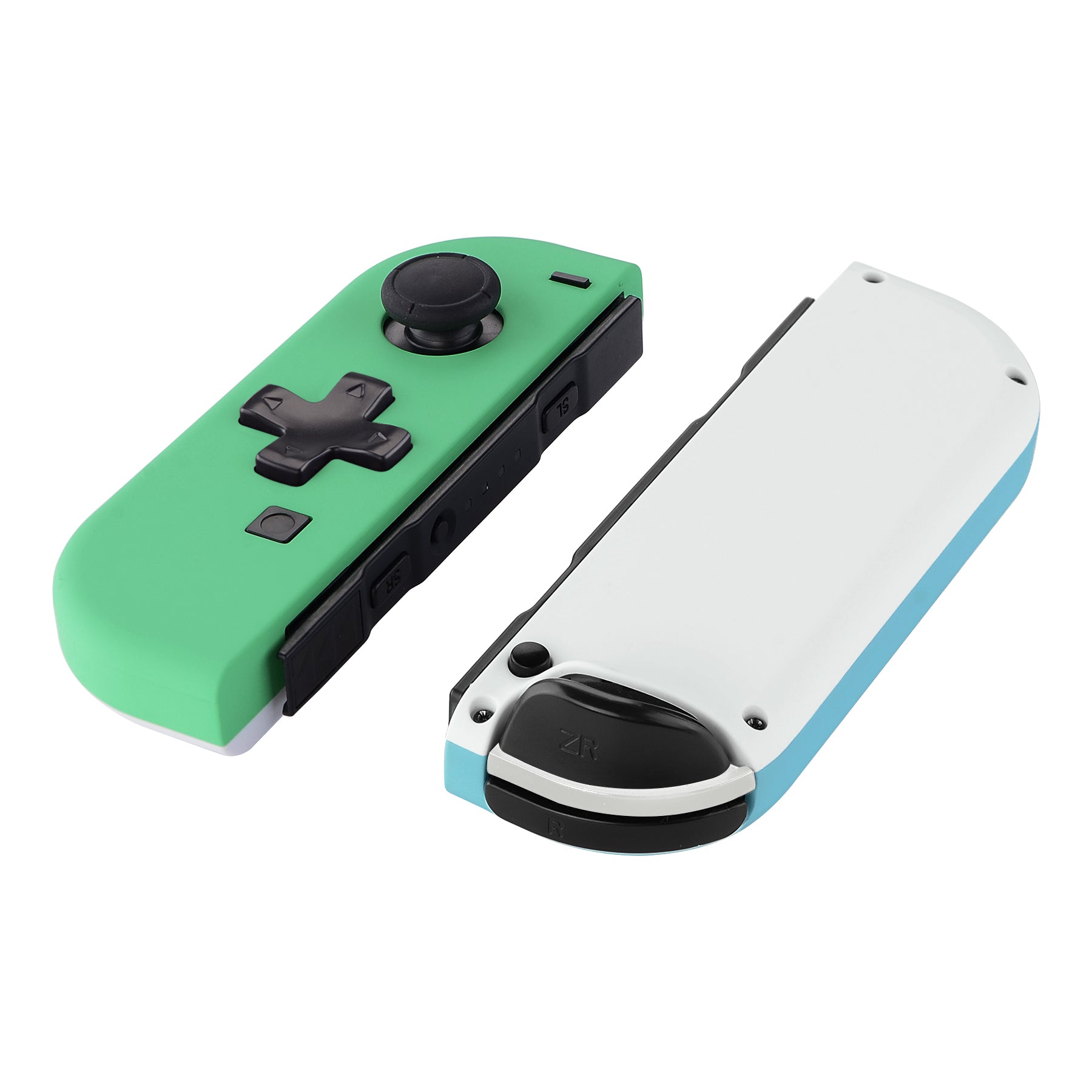 eXtremeRate Mint Green & Heaven Blue for Joycon Handheld