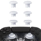 eXtremeRate EDGE Sticks Replacement Interchangeable Thumbsticks for PS5 & PS4 All Model Controllers - Robot White