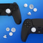 eXtremeRate EDGE Sticks Replacement Interchangeable Thumbsticks for PS5 & PS4 All Model Controllers - Robot White