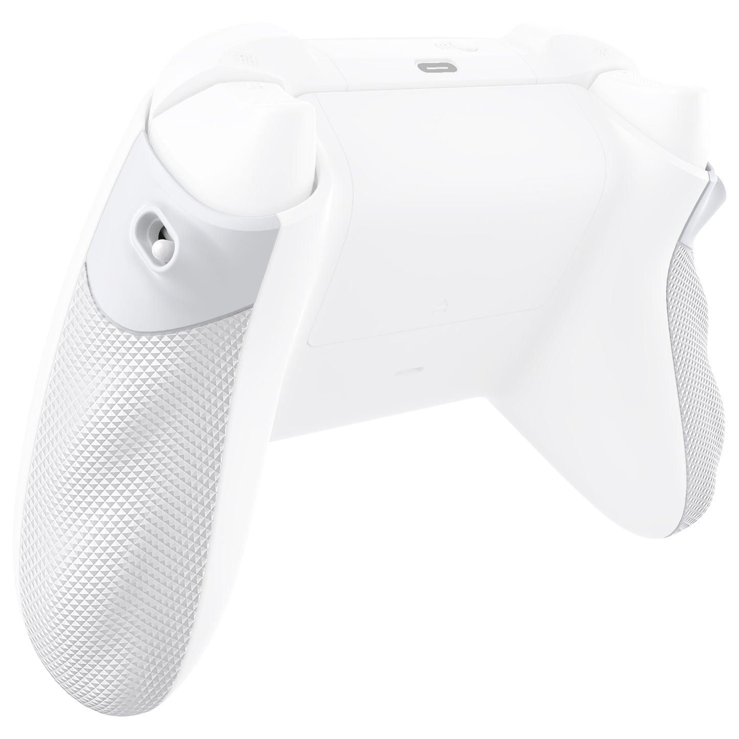 eXtremeRate FLEXOR Rubberized Side Rails Grips Trigger Stop Kit for Xbox Series X/S Controller & Xbox Core Controller - Frosted White