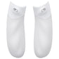 eXtremeRate FLEXOR Rubberized Side Rails Grips Trigger Stop Kit for Xbox Series X/S Controller & Xbox Core Controller - Frosted White