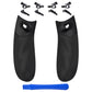 eXtremeRate FLEXOR Rubberized Side Rails Grips Trigger Stop Kit for Xbox Series X/S Controller & Xbox Core Controller - Shadow Black