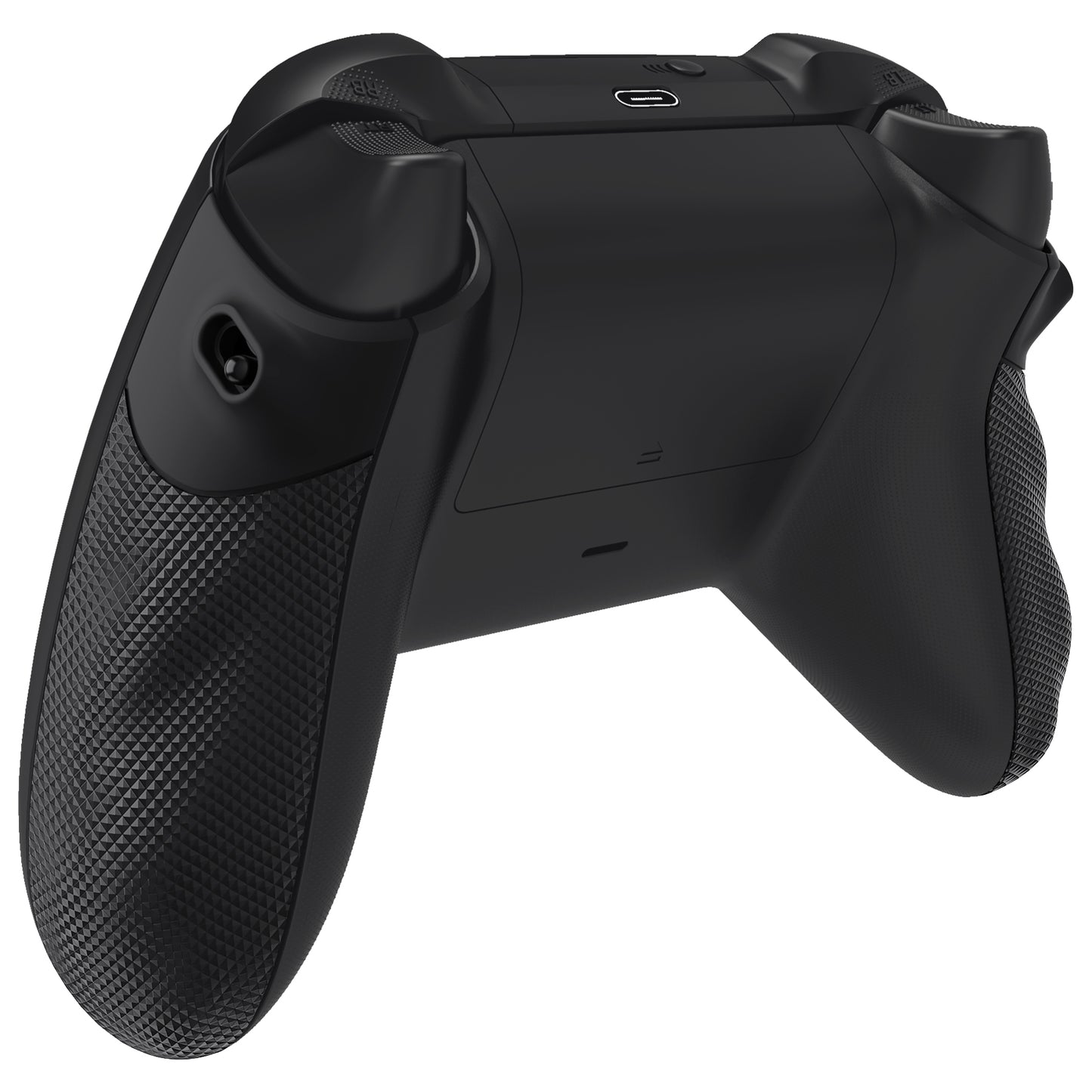 eXtremeRate FLEXOR Rubberized Side Rails Grips Trigger Stop Kit for Xbox Series X/S Controller & Xbox Core Controller - Shadow Black