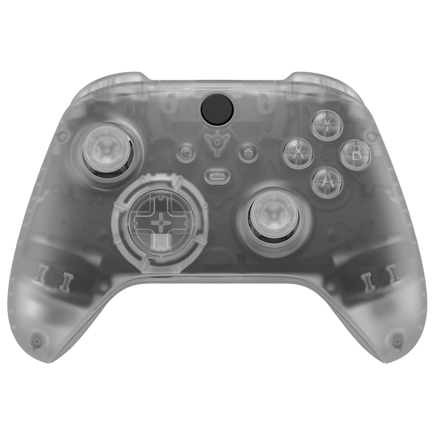 eXtremeRate Full Set Housing Shell Case with Buttons for Xbox Series X & S Controller - Glow in Dark - Green