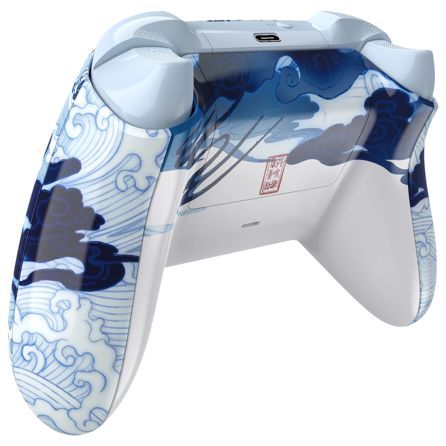 eXtremeRate Porcelain Dragon Controller Full Set Housing Shell
