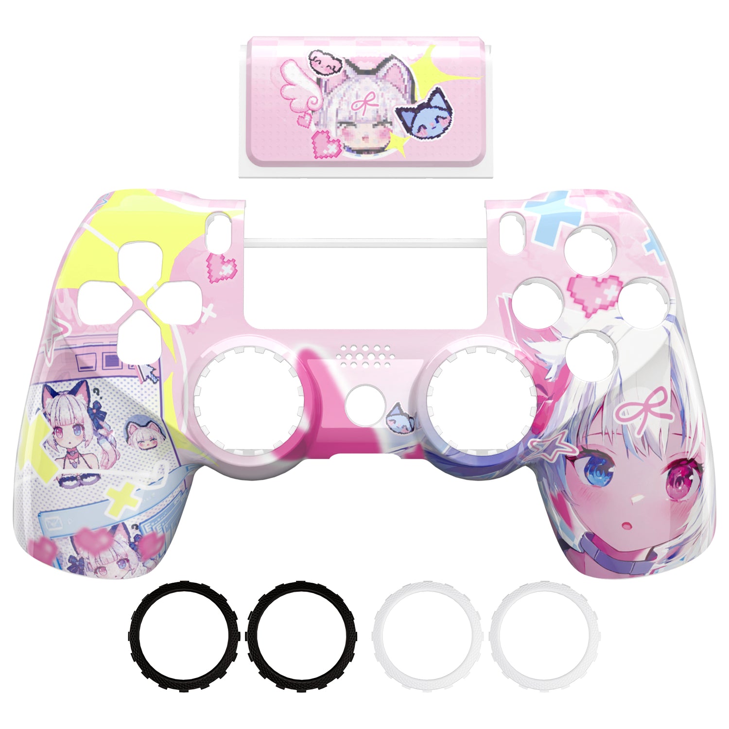 Redesigned Ghost Front Shell for PS4 Controller