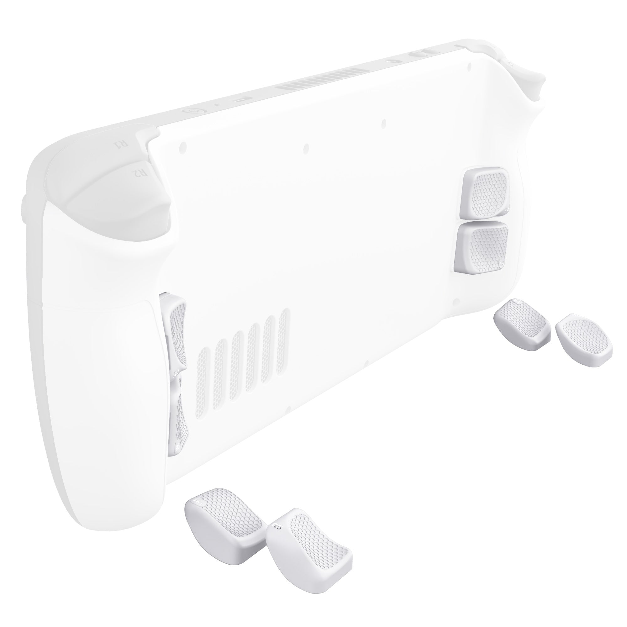 eXtremeRate Interchangeable Back Buttons Bottom Shell for Steam Deck L ...