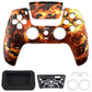 eXtremeRate LUNA Redesigned Replacement Front Shell with Touchpad Compatible with PS5 Controller BDM-010/020/030/040/050/060 - Blazing Magic