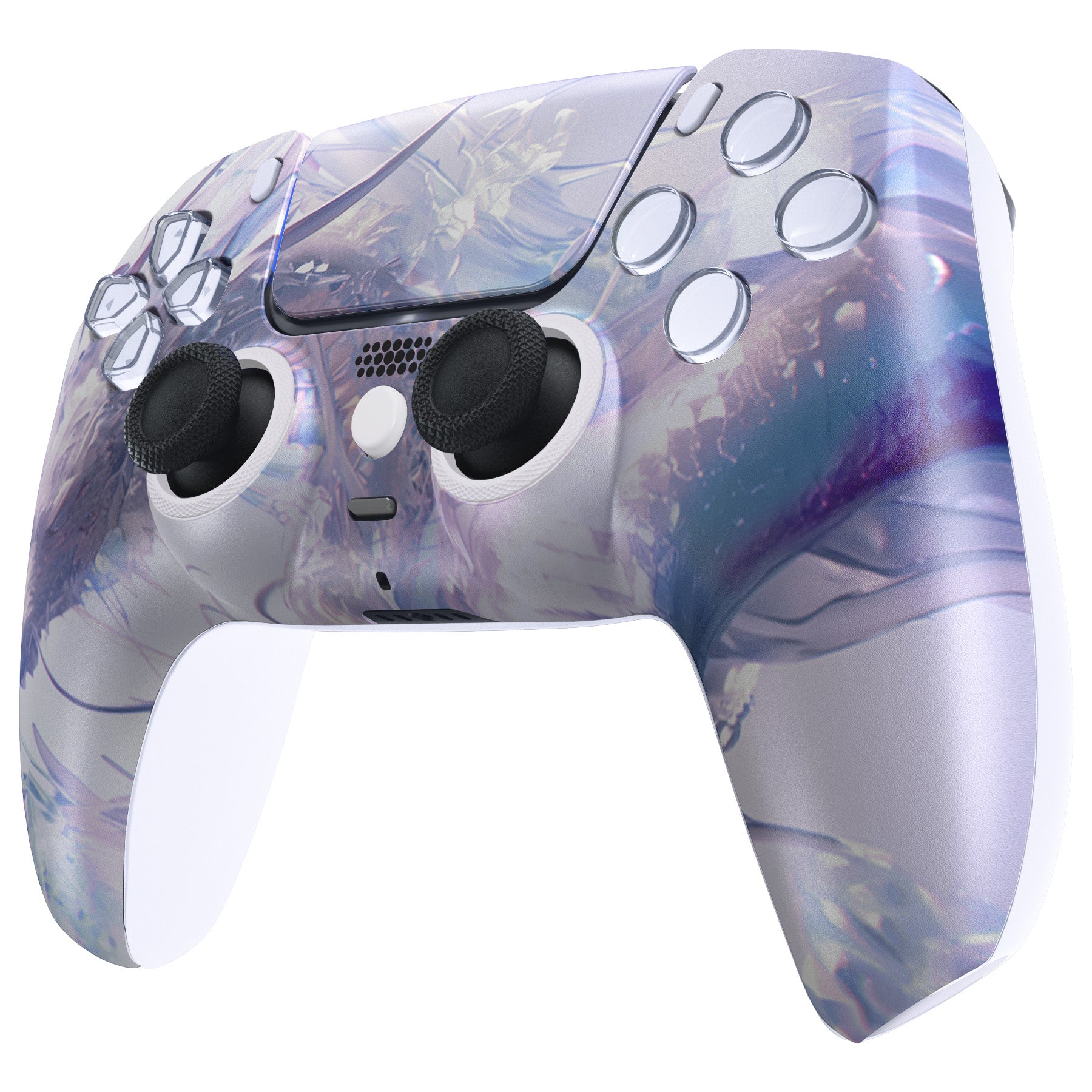 eXtremeRate Luna Redesigned Crystal Dragon Front Shell Touchpad