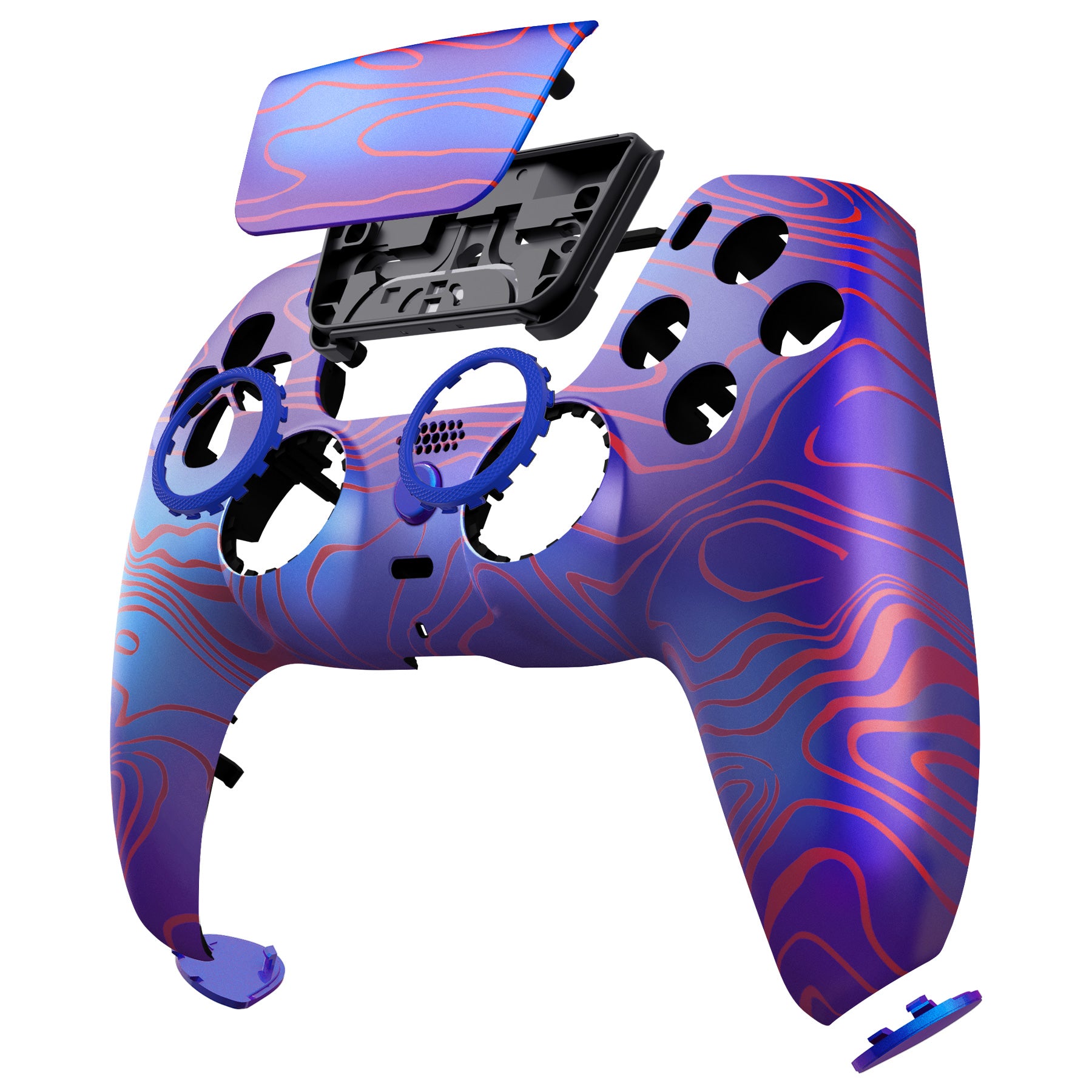 eXtremeRate Luna Redesigned Damascuscamo Front Shell Touchpad