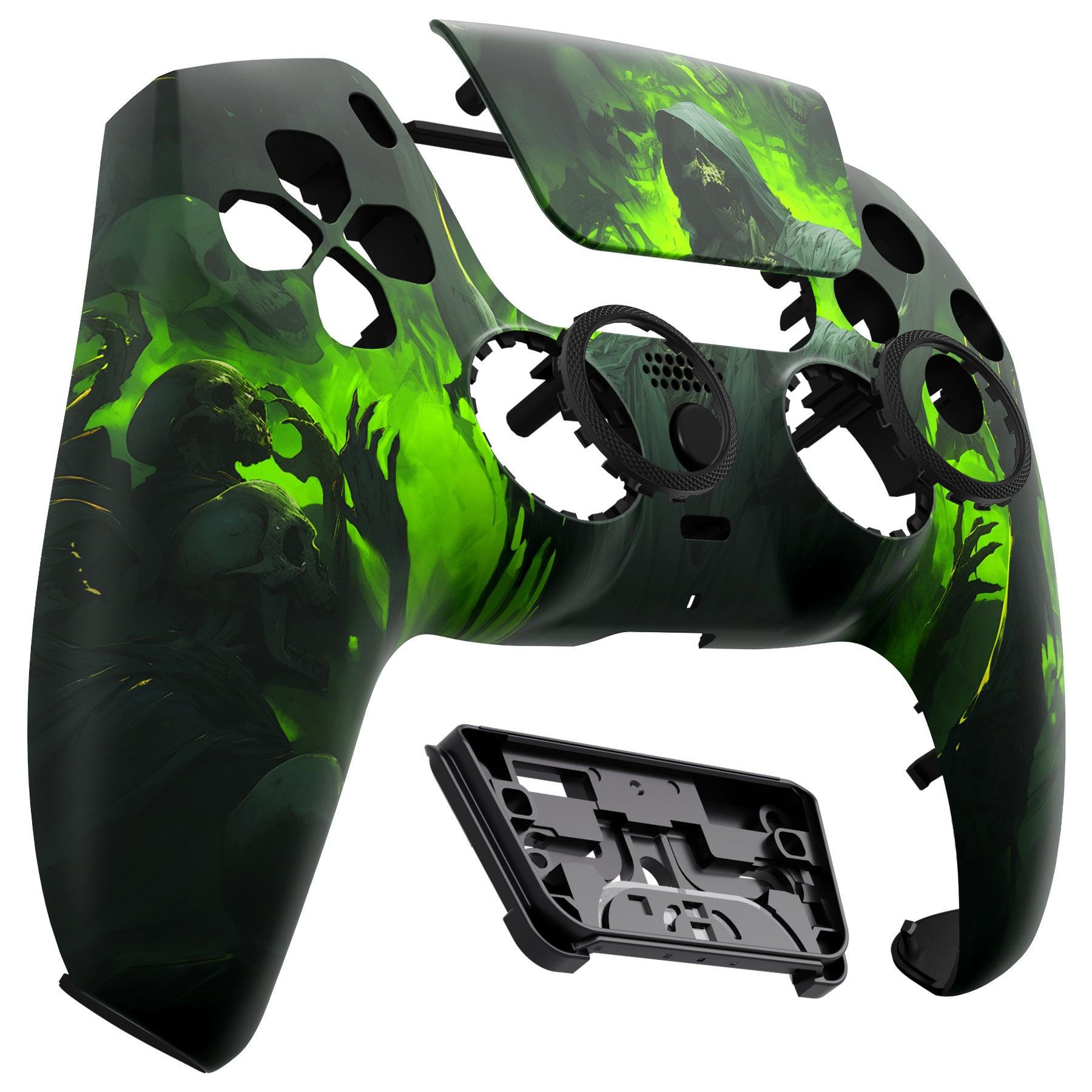 eXtremeRate Luna Redesigned Dark Carnival Front Shell Touchpad