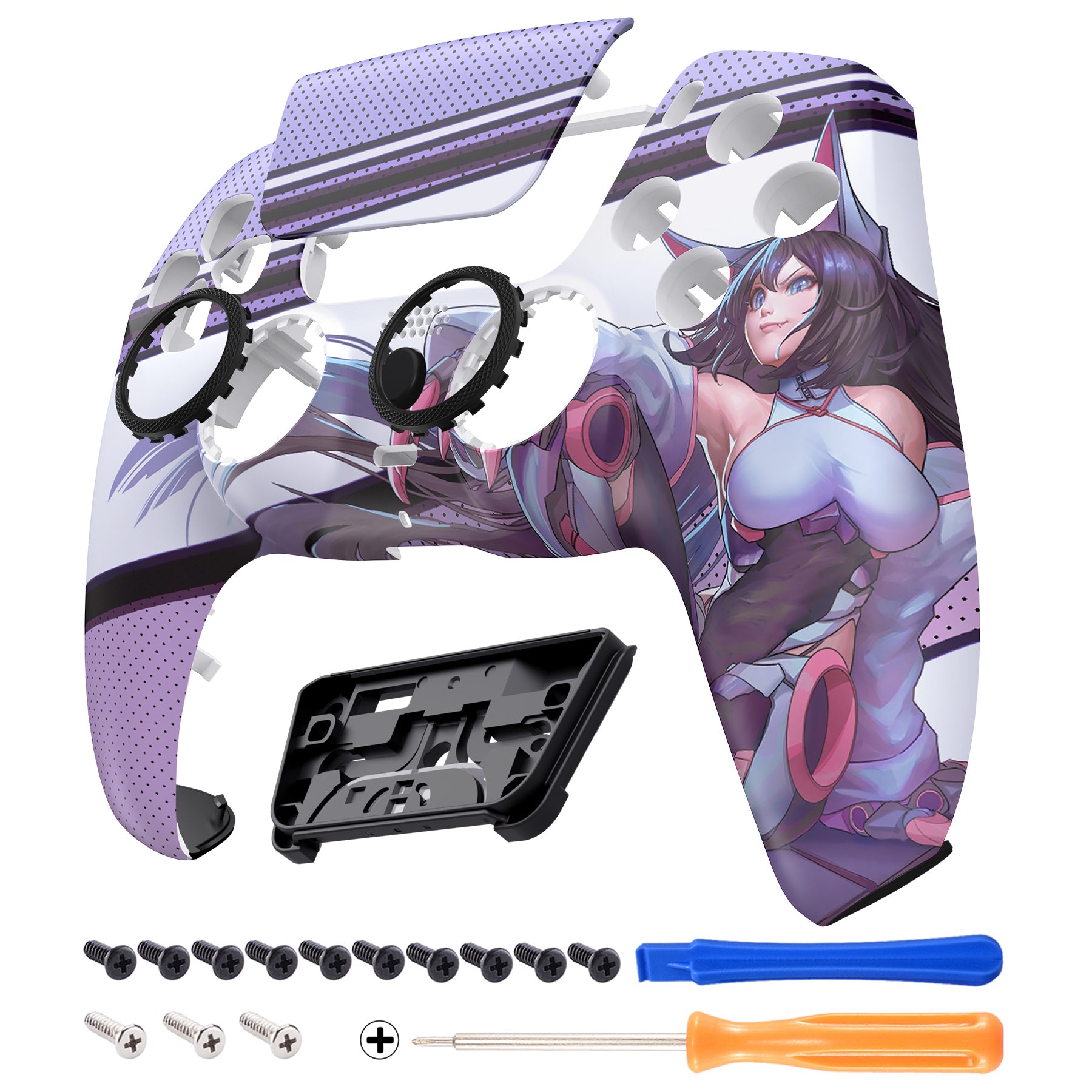 eXtremeRate Luna Redesigned Neko Mecha Front Shell Touchpad