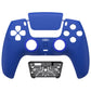 eXtremeRate LUNA Redesigned Replacement Front Shell with Touchpad Compatible with PS5 Controller BDM-010/020/030/040/050 - Blue eXtremeRate