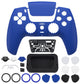 eXtremeRate LUNA Redesigned Replacement Front Shell with Touchpad Compatible with PS5 Controller BDM-010/020/030/040/050 - Blue eXtremeRate