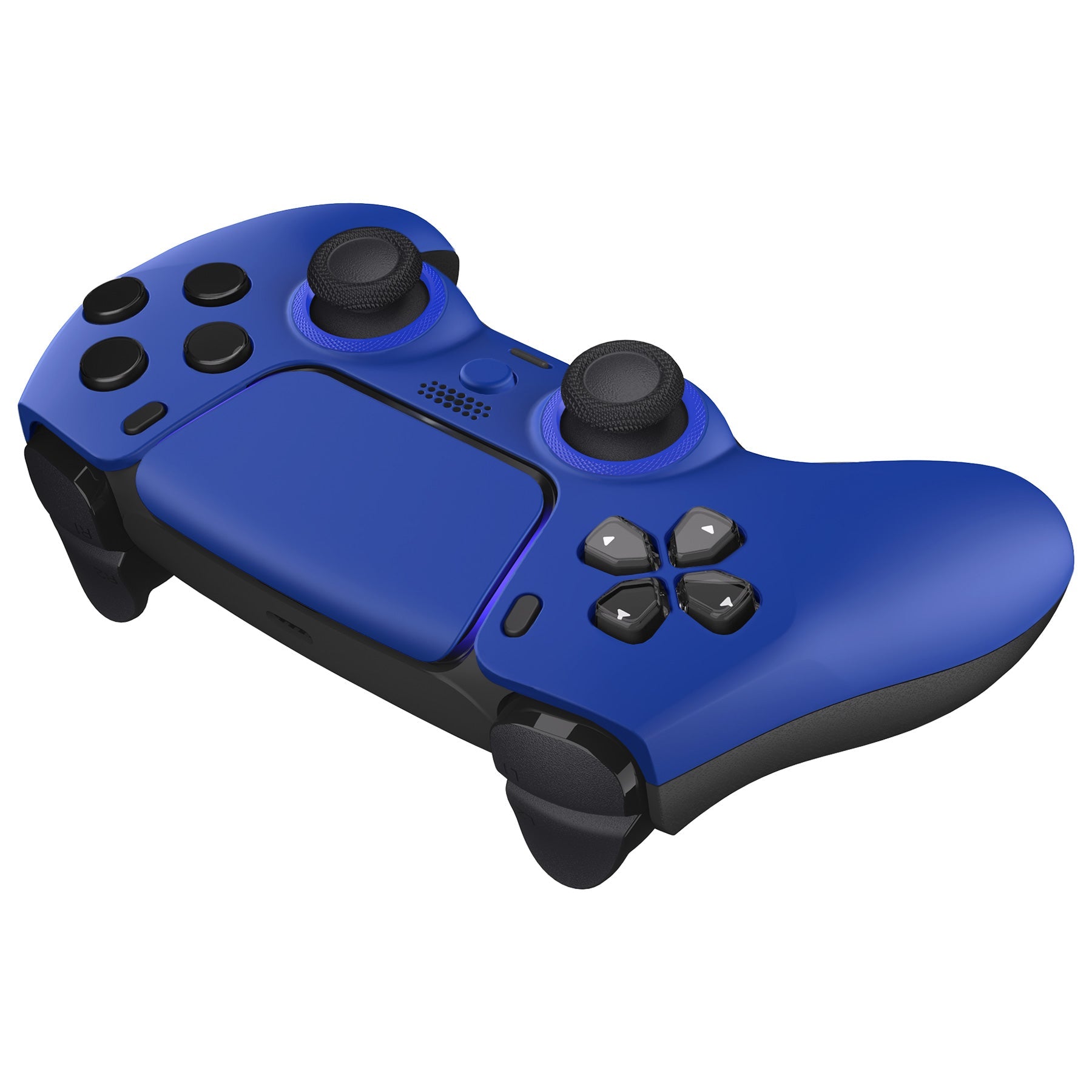 eXtremeRate LUNA Redesigned Replacement Front Shell with Touchpad Compatible with PS5 Controller BDM-010/020/030/040/050 - Blue eXtremeRate