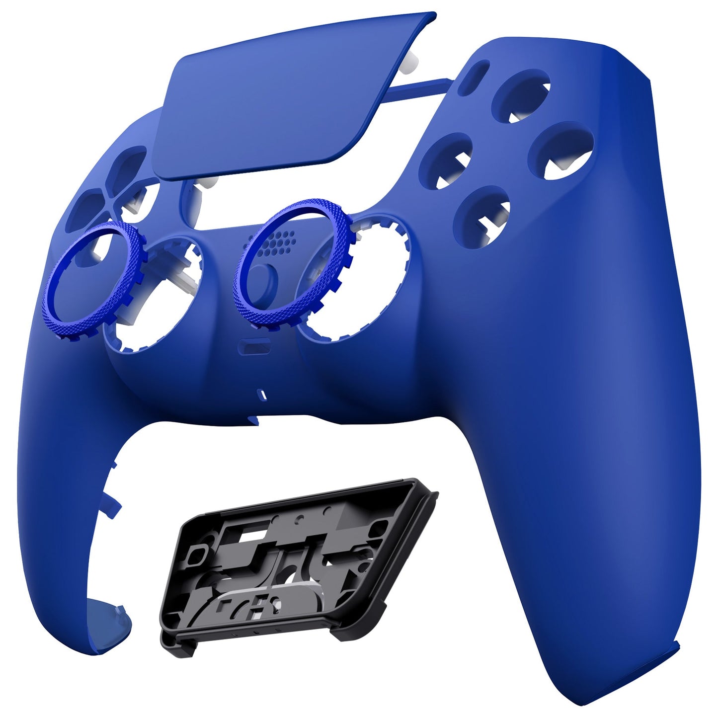 eXtremeRate LUNA Redesigned Replacement Front Shell with Touchpad Compatible with PS5 Controller BDM-010/020/030/040/050 - Blue eXtremeRate