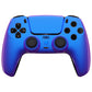 eXtremeRate LUNA Redesigned Replacement Front Shell with Touchpad Compatible with PS5 Controller BDM-010/020/030/040 - Chameleon Purple Blue eXtremeRate