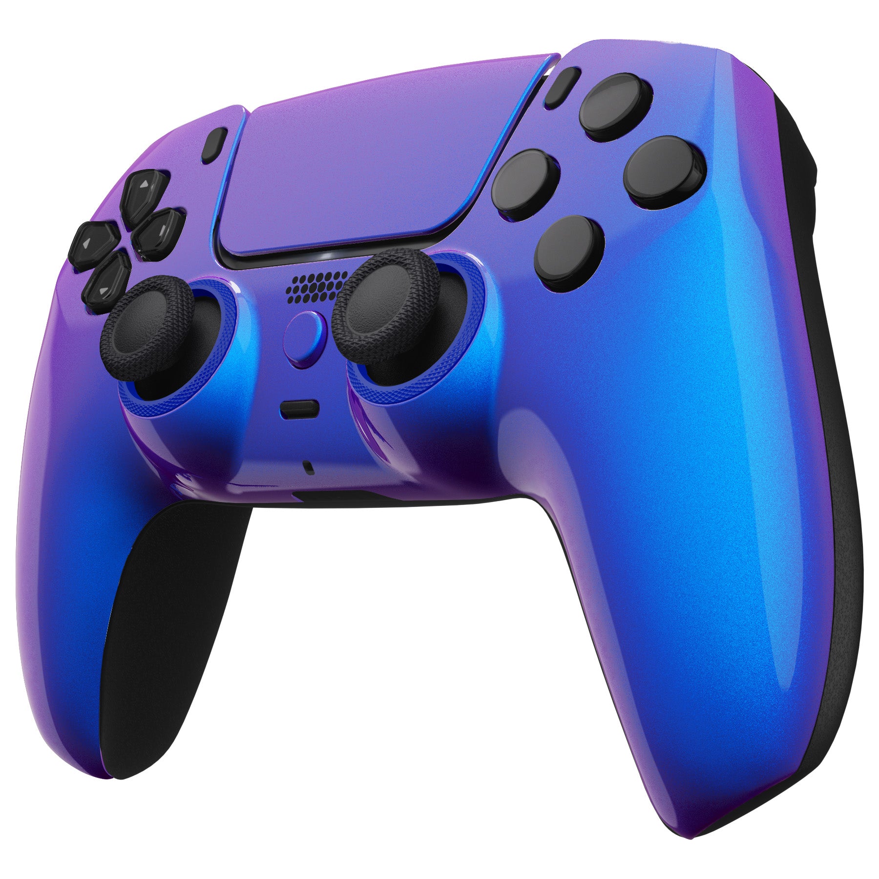 eXtremeRate Luna Redesigned Chameleon Purple Blue Front Shell