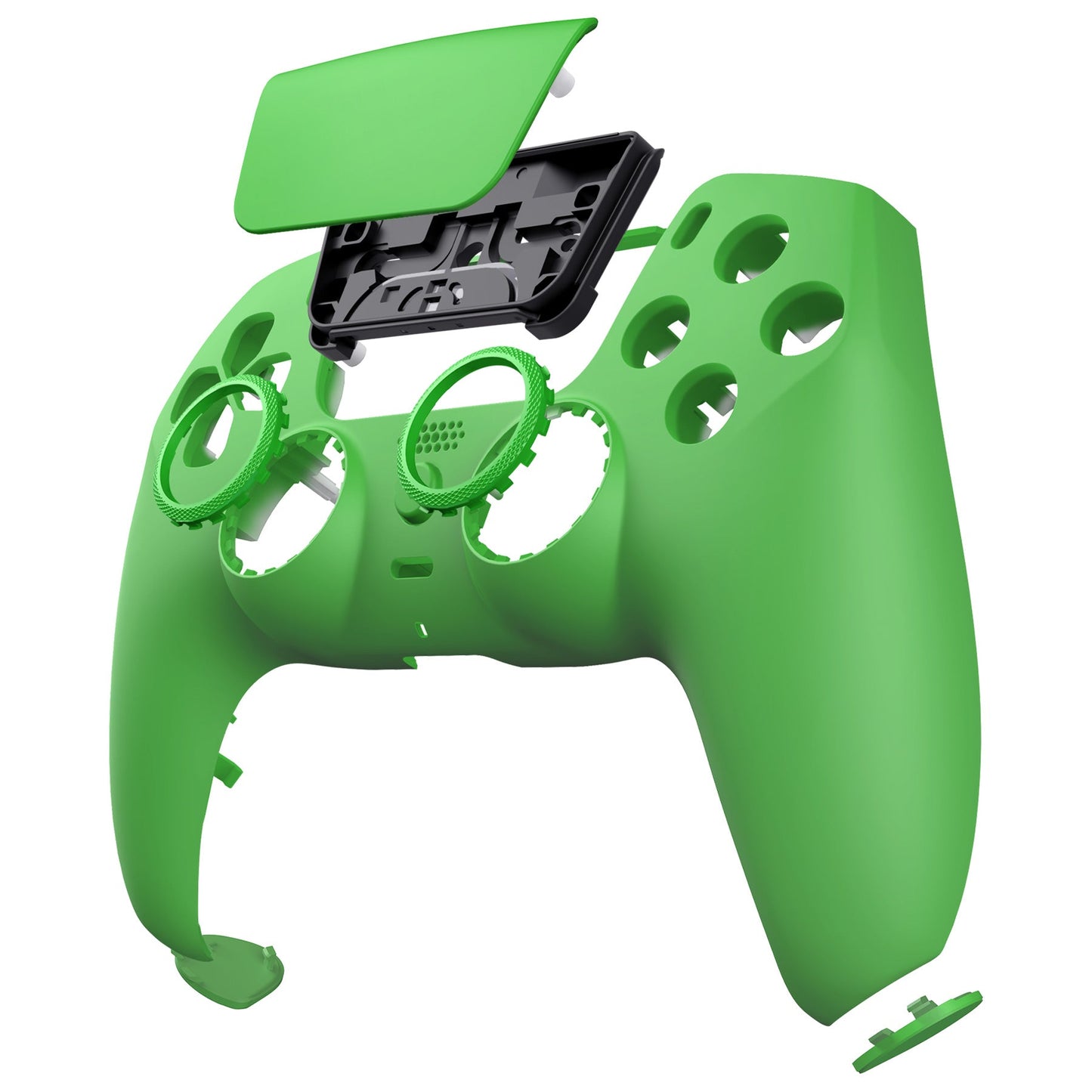 eXtremeRate LUNA Redesigned Replacement Front Shell with Touchpad Compatible with PS5 Controller BDM-010/020/030/040/050 - Green eXtremeRate