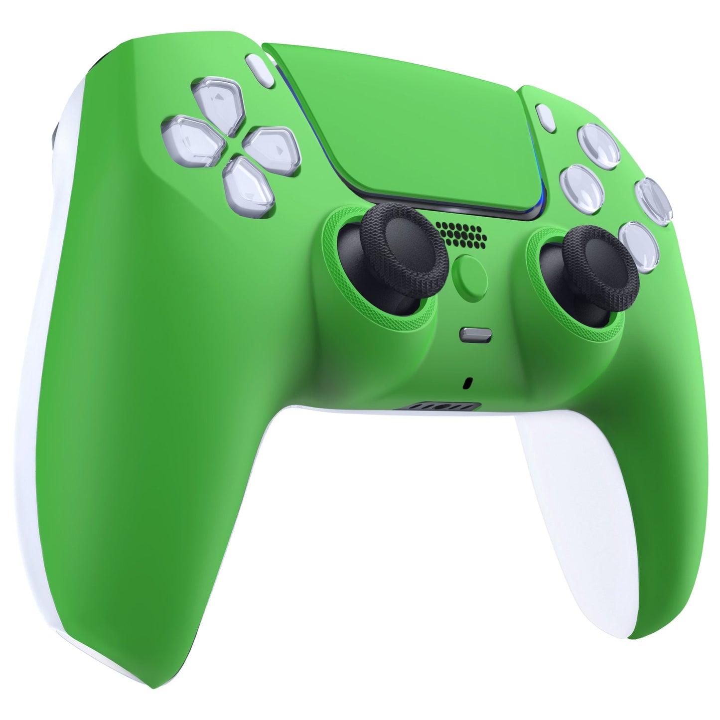 eXtremeRate LUNA Redesigned Replacement Front Shell with Touchpad Compatible with PS5 Controller BDM-010/020/030/040/050 - Green eXtremeRate