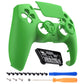 eXtremeRate LUNA Redesigned Replacement Front Shell with Touchpad Compatible with PS5 Controller BDM-010/020/030/040/050 - Green eXtremeRate