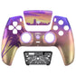 eXtremeRate LUNA Redesigned Replacement Front Shell with Touchpad Compatible with PS5 Controller BDM-010/020/030/040/050 - Neon Miami