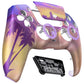 eXtremeRate LUNA Redesigned Replacement Front Shell with Touchpad Compatible with PS5 Controller BDM-010/020/030/040/050 - Neon Miami