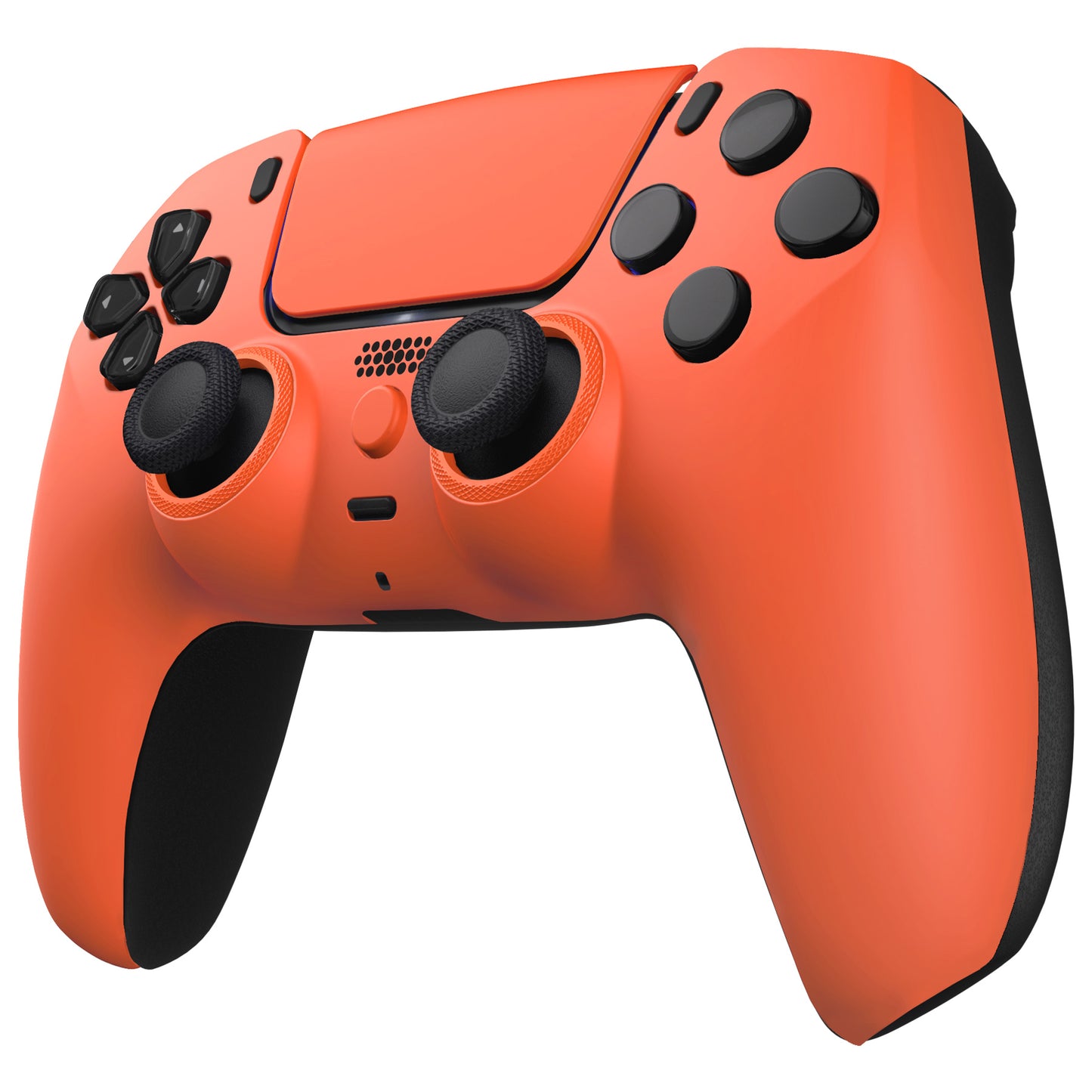 eXtremeRate LUNA Redesigned Replacement Front Shell with Touchpad Compatible with PS5 Controller BDM-010/020/030/040/050 - Orange