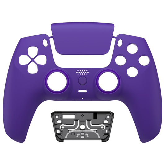 eXtremeRate LUNA Redesigned Replacement Front Shell with Touchpad Compatible with PS5 Controller BDM-010/020/030/040/050 - Purple