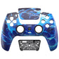 eXtremeRate LUNA Redesigned Replacement Front Shell with Touchpad Compatible with PS5 Controller BDM-010/020/030/040/050/060 - Aqua Magic