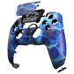 eXtremeRate LUNA Redesigned Replacement Front Shell with Touchpad Compatible with PS5 Controller BDM-010/020/030/040/050/060 - Aqua Magic