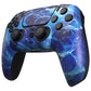 eXtremeRate LUNA Redesigned Replacement Front Shell with Touchpad Compatible with PS5 Controller BDM-010/020/030/040/050/060 - Aqua Magic