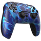 eXtremeRate LUNA Redesigned Replacement Front Shell with Touchpad Compatible with PS5 Controller BDM-010/020/030/040/050/060 - Aqua Magic