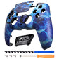eXtremeRate LUNA Redesigned Replacement Front Shell with Touchpad Compatible with PS5 Controller BDM-010/020/030/040/050/060 - Aqua Magic