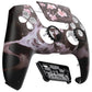 eXtremeRate LUNA Redesigned Replacement Front Shell with Touchpad Compatible with PS5 Controller BDM-010/020/030/040/050 - Blossom In The Darkness