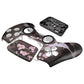 eXtremeRate LUNA Redesigned Replacement Front Shell with Touchpad Compatible with PS5 Controller BDM-010/020/030/040/050 - Blossom In The Darkness
