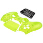 eXtremeRate LUNA Redesigned Replacement Front Shell with Touchpad Compatible with PS5 Controller BDM-010/020/030/040/050/060- Clear Lime Green