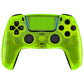 eXtremeRate LUNA Redesigned Replacement Front Shell with Touchpad Compatible with PS5 Controller BDM-010/020/030/040/050/060- Clear Lime Green