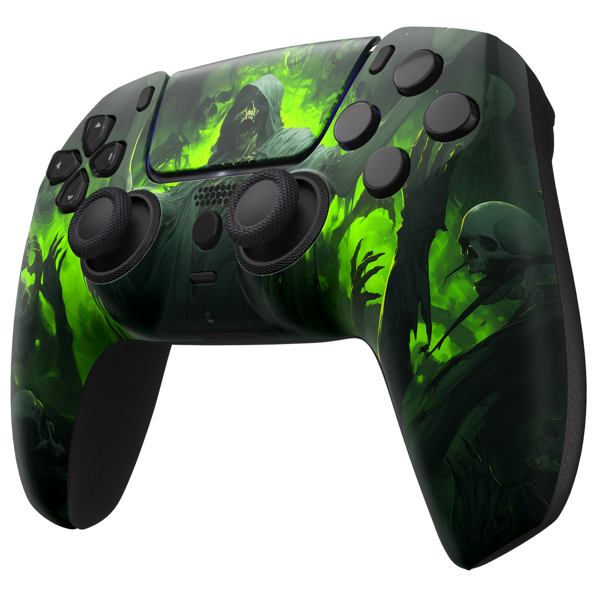 eXtremeRate LUNA Redesigned Replacement Front Shell with Touchpad Compatible with PS5 Controller BDM-010/020/030/040/050/060 - Dark Carnival