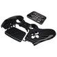 eXtremeRate LUNA Redesigned Replacement Front Shell with Touchpad Compatible with PS5 Controller BDM-010/020/030/040/050/060 - Graphite Carbon Fiber