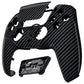 eXtremeRate LUNA Redesigned Replacement Front Shell with Touchpad Compatible with PS5 Controller BDM-010/020/030/040/050/060 - Graphite Carbon Fiber