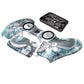eXtremeRate LUNA Redesigned Replacement Front Shell with Touchpad Compatible with PS5 Controller BDM-010/020/030/040/050/060 - Jade Dragon - Cloud Dominator