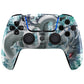 eXtremeRate LUNA Redesigned Replacement Front Shell with Touchpad Compatible with PS5 Controller BDM-010/020/030/040/050/060 - Jade Dragon - Cloud Dominator