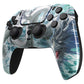 eXtremeRate LUNA Redesigned Replacement Front Shell with Touchpad Compatible with PS5 Controller BDM-010/020/030/040/050/060 - Jade Dragon - Cloud Dominator